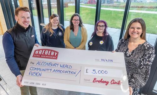 Breheny Charity Cheque Presentations