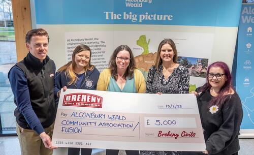 Breheny Charity Cheque Presentations