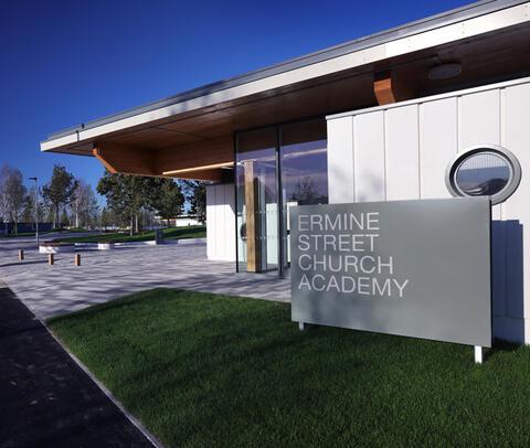 Ermine Street Church Academy School Sign 