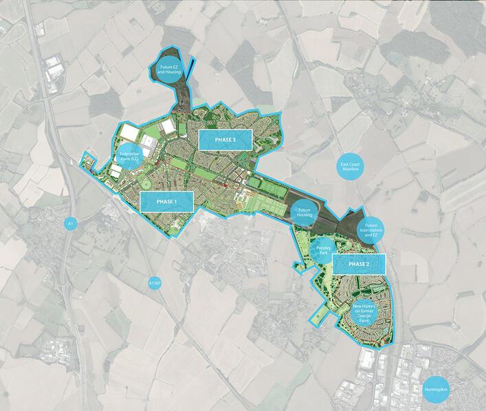 Alconbury Masterplan Map