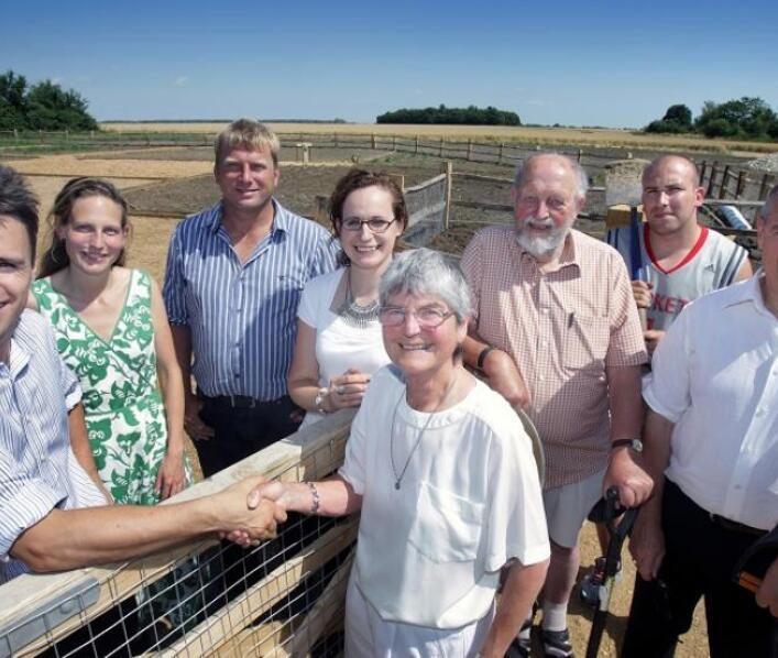 Stukeleys residents root for new allotments Stukeleys residents root for new allotments