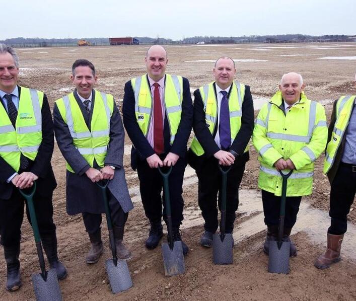Construction starts on IKO's insulation factory at Alconbury Weald Construction starts on IKO's insulation factory at Alconbury Weald